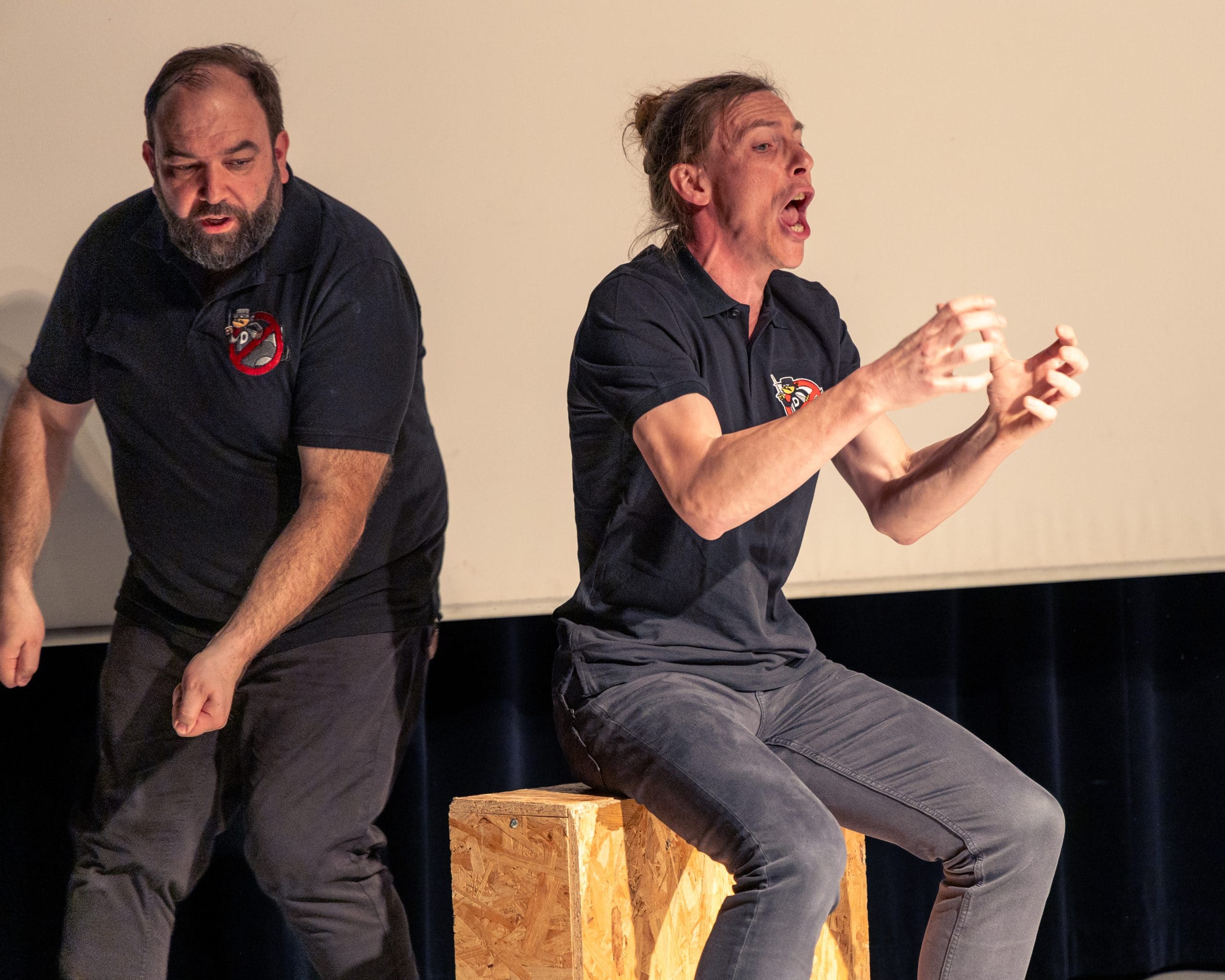 Photo de membres de la Compagnie Sans Diego à Sarrebourg